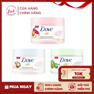 Tẩy Da Chết Toàn Thân DOVE Exfoliating Body Polish, Tẩy Tế Bào Chết Body Dove [Loại To 225ml]