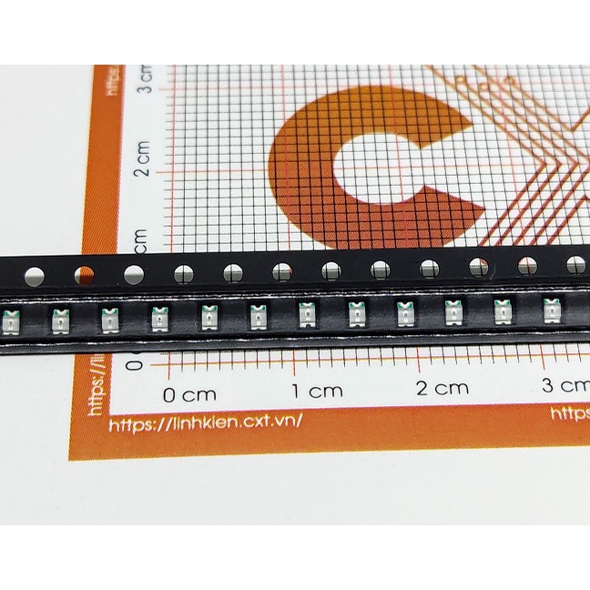 Led 0805 Sáng màu cam Orange - Trong suốt (10c)