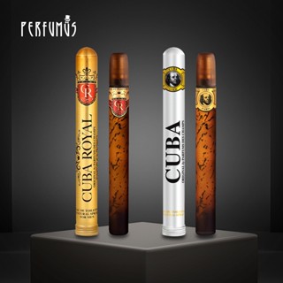 2 Chai Nước hoa NAM Cuba GOLD & ROYAL chính hãng Pháp 35ml - Mùi gỗ lôi cuốn,quyến rũ,thơm lâu