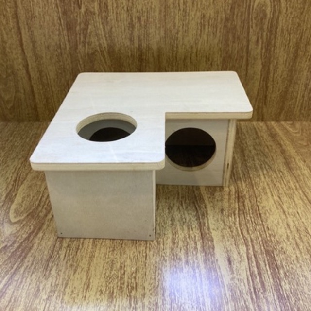 Hầm  trú chữ L cho hamster bản 9li