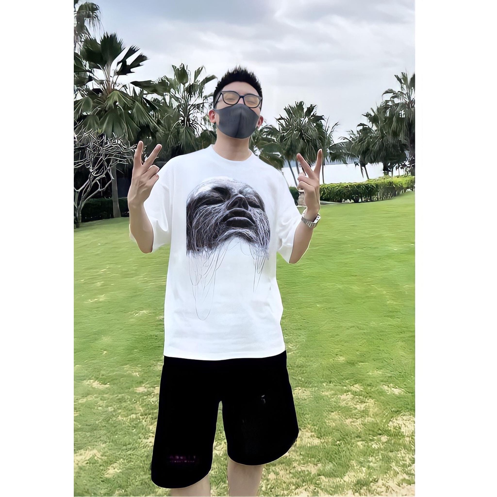Áo thun unisex local brand ASEITY,chất cotton 100% phong cách đường phố- mặt người 3d