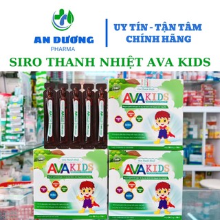 Siro thanh nhiệt ava kids - hộp 20 ống 10ml