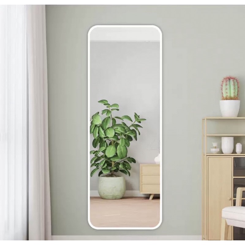 Gương Tràn Trắng Bo 4 Góc Dáng Siêu Nịnh Dành Cho Các Shop Thời Trang Và ViLa