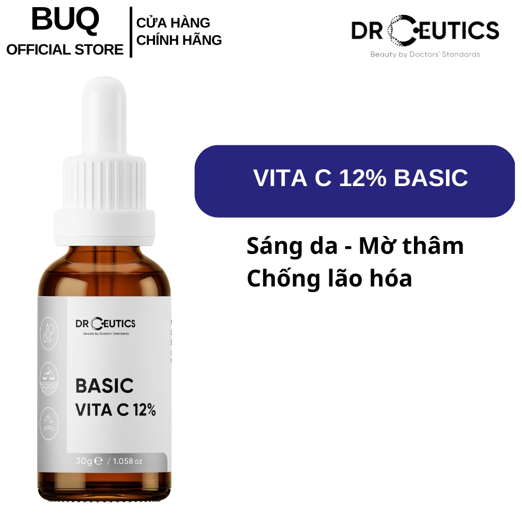 Tinh Chất Drceutics Vitamin C 12% Basic Làm Sáng Đều Màu Chống Lão Hoá Da 30g