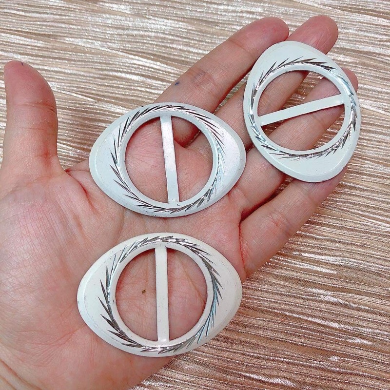 set 3 khoen đai nịt cài đầm áo D6