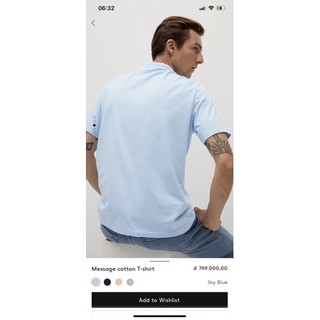 Áo thun Nam Mango auth vợt sale