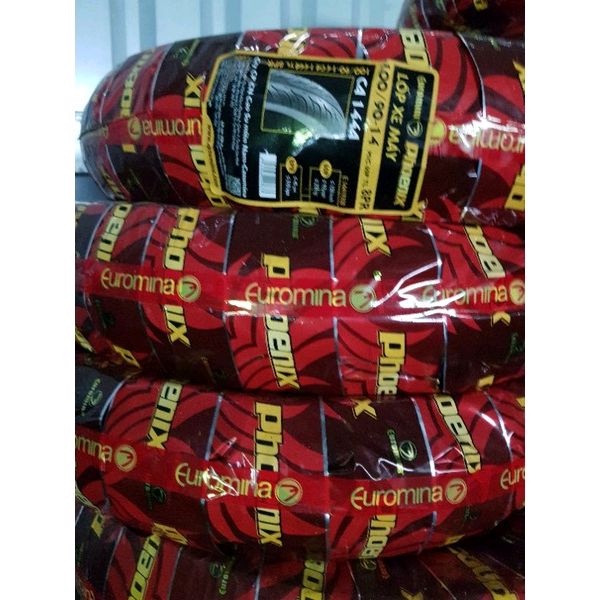 Lốp/vỏ 100/90-14  8 bố sau Sh mode, PCX. ko dùng săm Euromina.