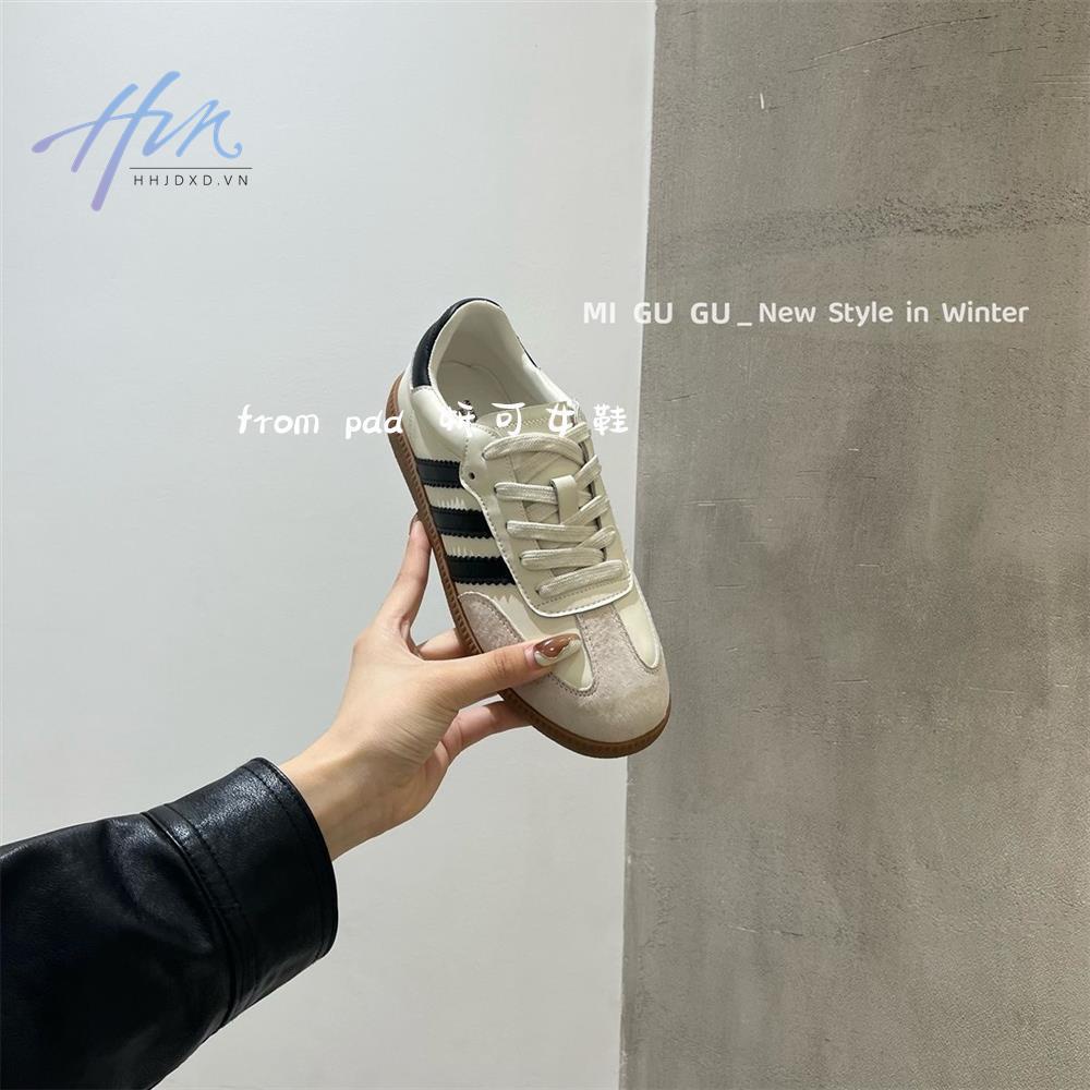 Giày Thể Thao Da Mềm Đế Bằng Thời Trang Mùa Xuân 2023 Cho Nữ