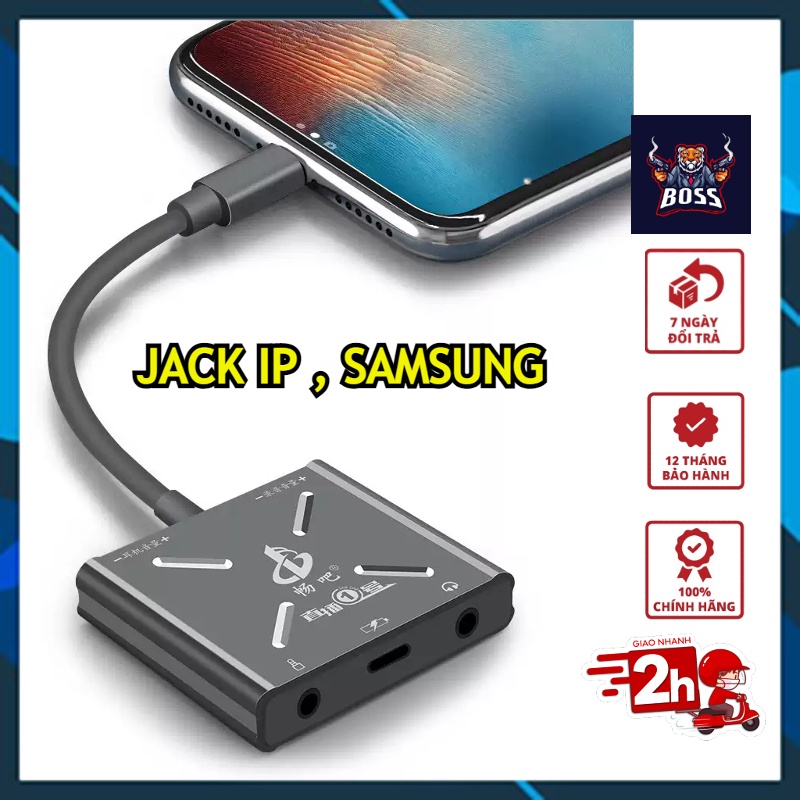 Jack Chuyển Đổi IP Vừa Sạc Vừa Live , Jack Type C Zin Bóc Máy Chính Hãng. Độ Bền Cao , Bảo Hành 12 Tháng