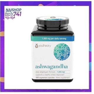 Viên uống nhân sâm Ấn Độ Youtheory Ashwagandha 1000mg 150 viên của Mỹ