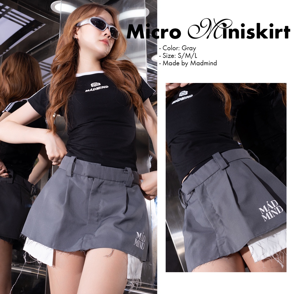 Váy Xếp Ly Micro Mini Skirt Màu Đen - Có Quần Bảo Hộ | BigBuy360 - bigbuy360.vn