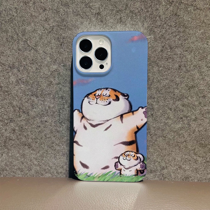 Ốp Điện Thoại Cứng In Hình Hổ Dễ Thương Cho iphone 14promax 11 13 12 7Plus 8 X XS Max