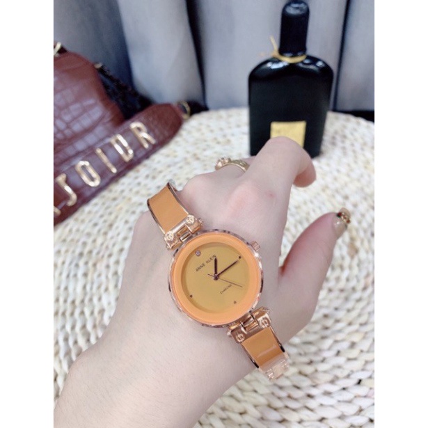 Đồng hồ Anne Klein nữ dây kim loại 5 màu xinh xinh Free Ship