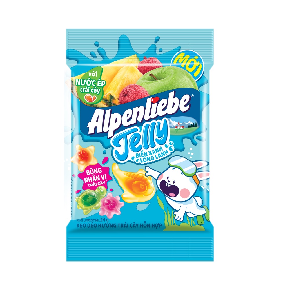 Combo Kẹo dẻo Alpenliebe Jelly Biển xanh long lanh