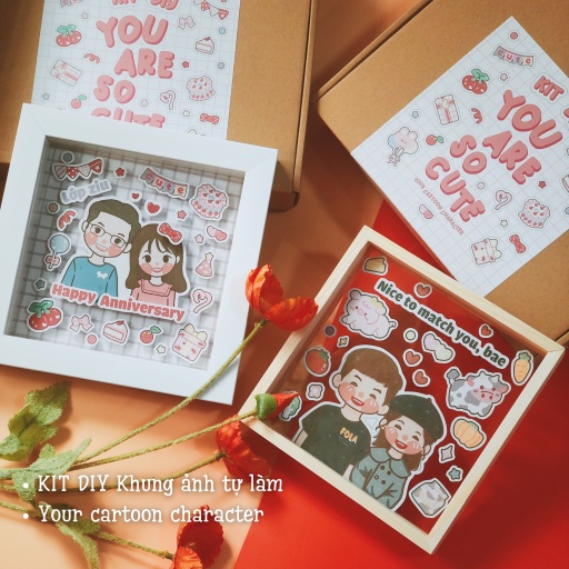 Khung ảnh DIY Chibi Theo Yêu Cầu