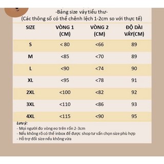 Váy tiểu thư chất chéo Hàn co dãn nhẹ có cả bigsize