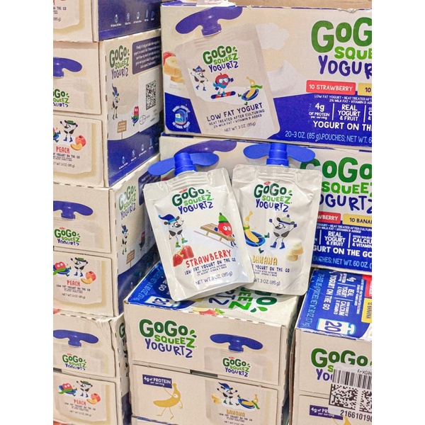 SỮA CHUA  GOGO SQUEEZ MỸ CHO BÉ