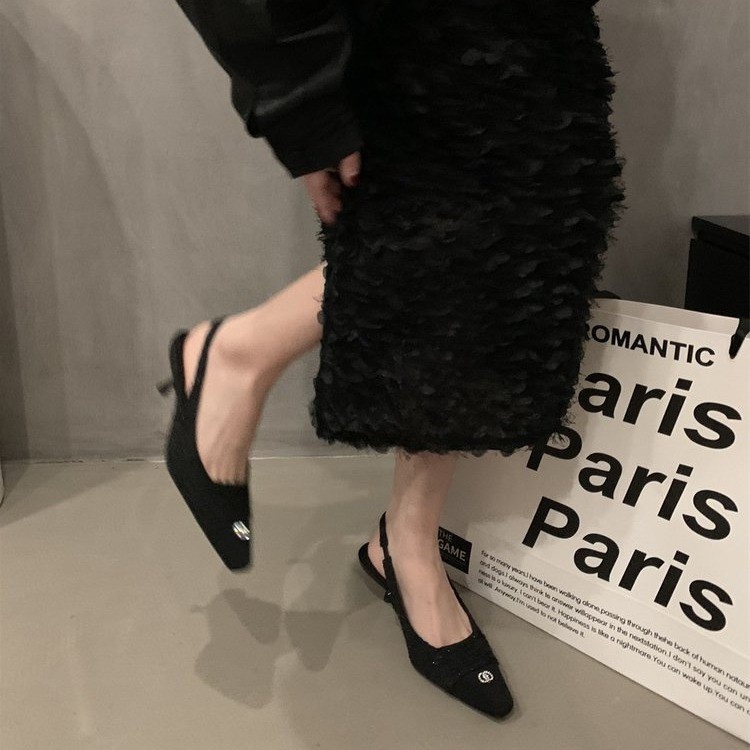 Giày Cao Gót Mũi Nhọn Màu Sắc Thời Trang Size 35-40 Cho Nữ