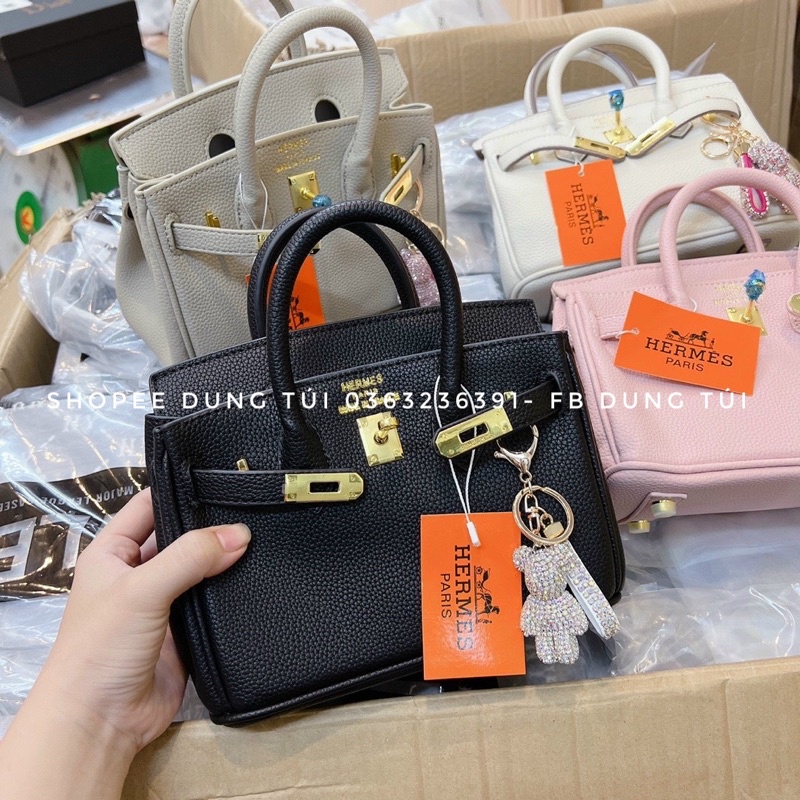 Túi xách nữ, bikin da trơn chuẩn Sup size 20