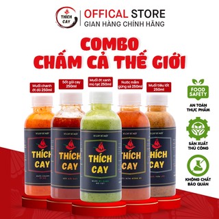 Combo chấm cả thế giới - 05 loại nước chấm thích cay 250ml cb-5c662205
