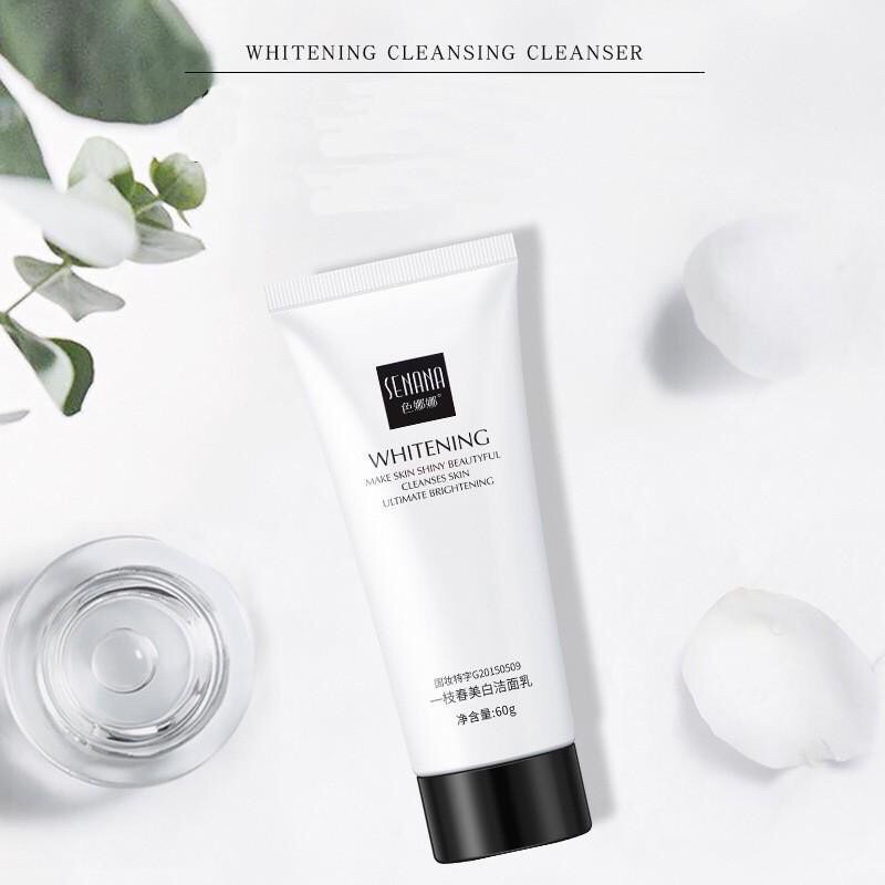 Combo 2 Chai Sữa Rửa Mặt Senana 60gr/tuýp Tạo Bọt Làm Sạch Sâu, Lấy Đi Bụi Bẩn Trên Da Giúp Da Trắng Sáng
