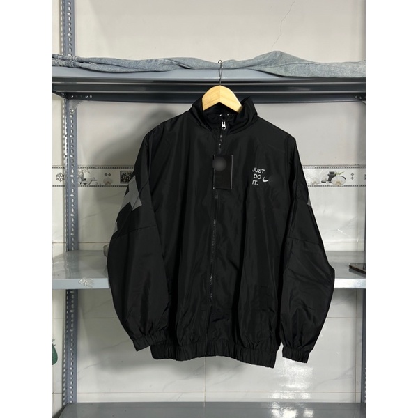 Áo Khoác dù Just Do It Nhiều Màu - Vải Dù 2 lớp dày dặn logo thêu