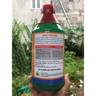 THUỐC TRỪ CỎ VUA LƯU DẪN (Lọ phun 7 bình máy)