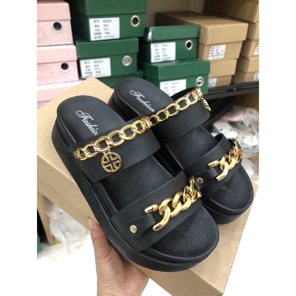 Dép lê xích 5p đi mưa