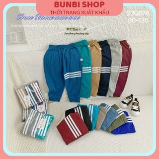 Quần thu đông dài bo gấu BERNIE FASHION KIDS cho bé trai,bé gái nhiều màu sắc,hàng việt nam xuất khẩu chuẩn
