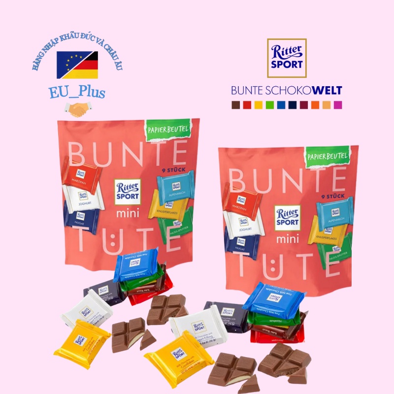 SOCOLA RITTER SPORT MINI 150G - Đức
