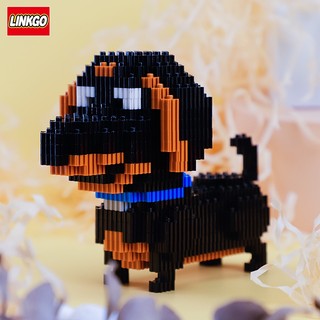 [FULL] Bộ đồ chơi lắp ráp Đẳng Cấp Thú Cưng - Mô hình 3D LINKGO Nanoblock
