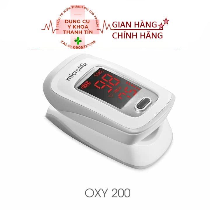 Máy Đo Nồng Độ Oxy Trong Máu Oxy 200 Microlife.