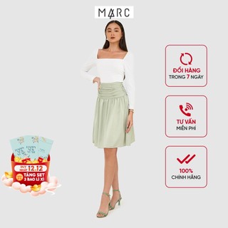 Váy nữ MARC FASHION form suông nhún eo FAAH105620