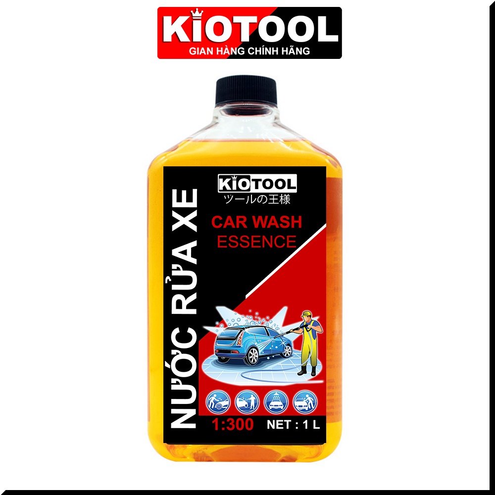 Nước rửa xe xà bông bọt tuyết đậm đặc Kiotool 1 Lít