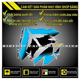 Tem rời dio zx phối trắng xanh