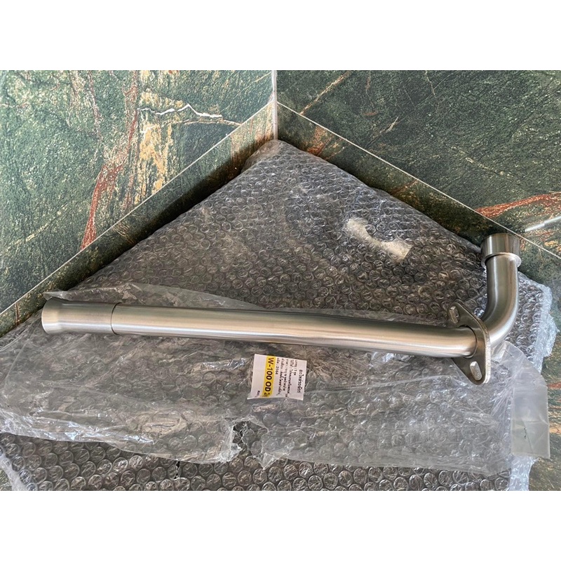 Cổ pô inox Wave Dream size 25mm có khâu nối . Hàng Thái Lan gia công