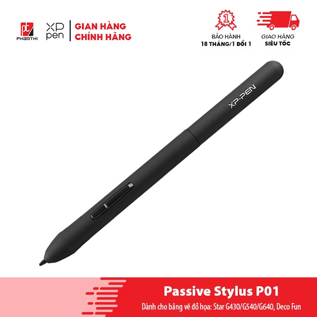 Bút Vẽ Cảm Ứng Passive Stylus P01 Không Sạc Cho Bảng Vẽ Điện Tử XP-Pen Star03, G430S