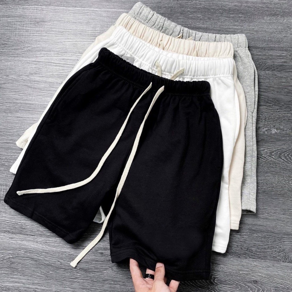 Quần short nam nữ thun nỉ form unisex đi chơi dạo phố thoải mái UNQ08