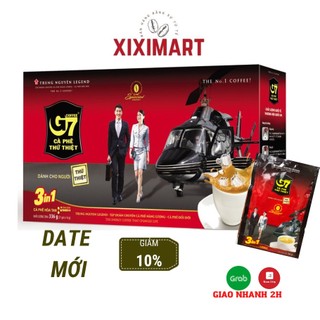 Cà phê sữa g7 3in1 hộp 21 gói trung nguyên legend