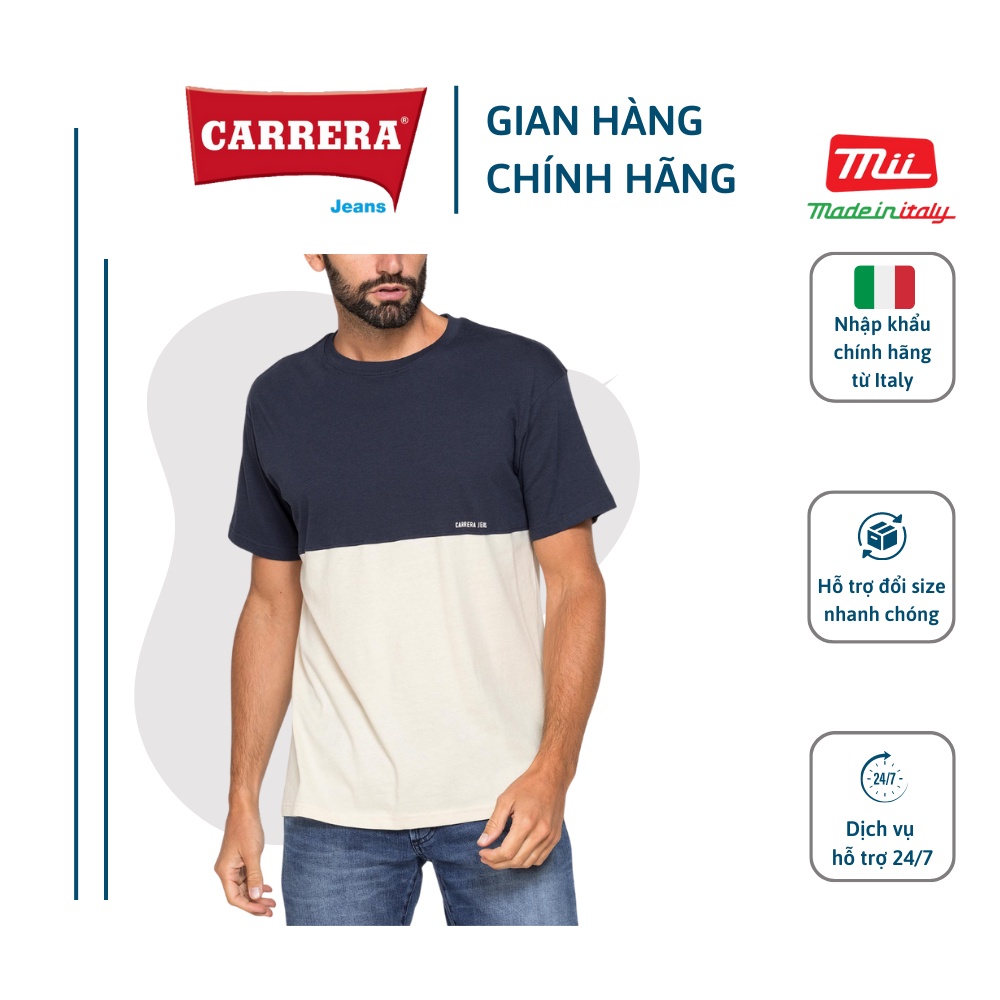 ÁO THUN NAM CỘC TAY – CARRERA JEANS - NHẬP KHẨU CHÍNH HÃNG TỪ Ý - 802B0045X_83J