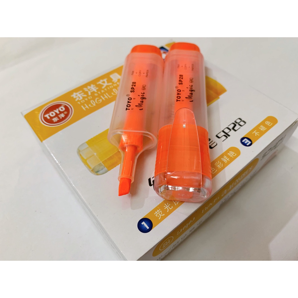 Bút dạ quang, hightlight, nhớ dòng Toyo