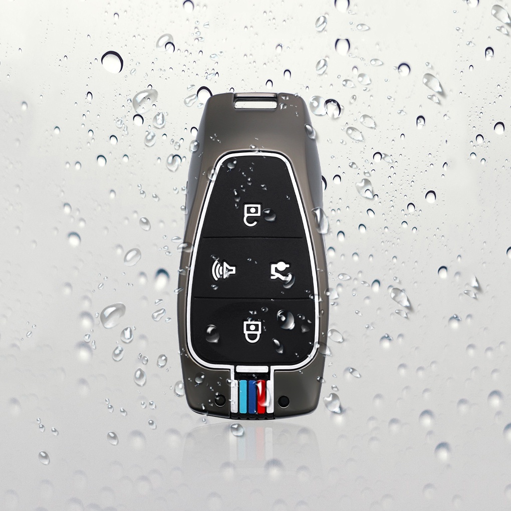 Bao Da, Vỏ Bảo Vệ, Ốp Chìa Khóa, Bọc Chìa Khóa Phản Quang Dùng Cho Xe Ô Tô BAIC Beijing X7, U5 Plus