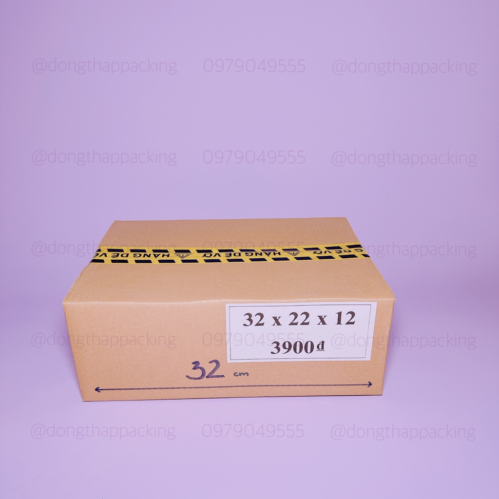 COMBO 25 HỘP CARTON 32x22x12 cm