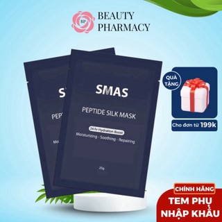 Mặt nạ SMAS Peptide Silk Mask 24H Hydration Boost 25G dưỡng và phục hồi da nhạy cảm da kích ứng Beauty Pharmacy BPR063 1