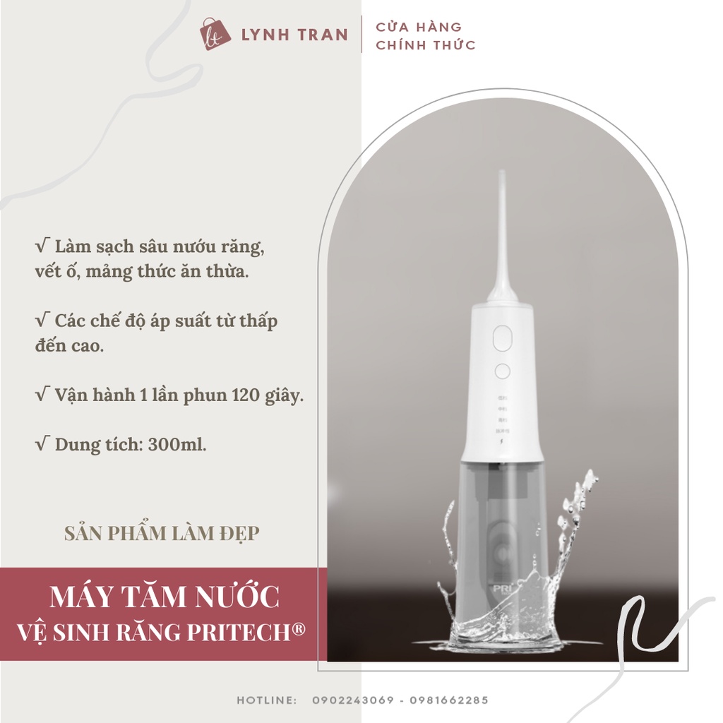 Máy tăm nước cầm tay Pritech