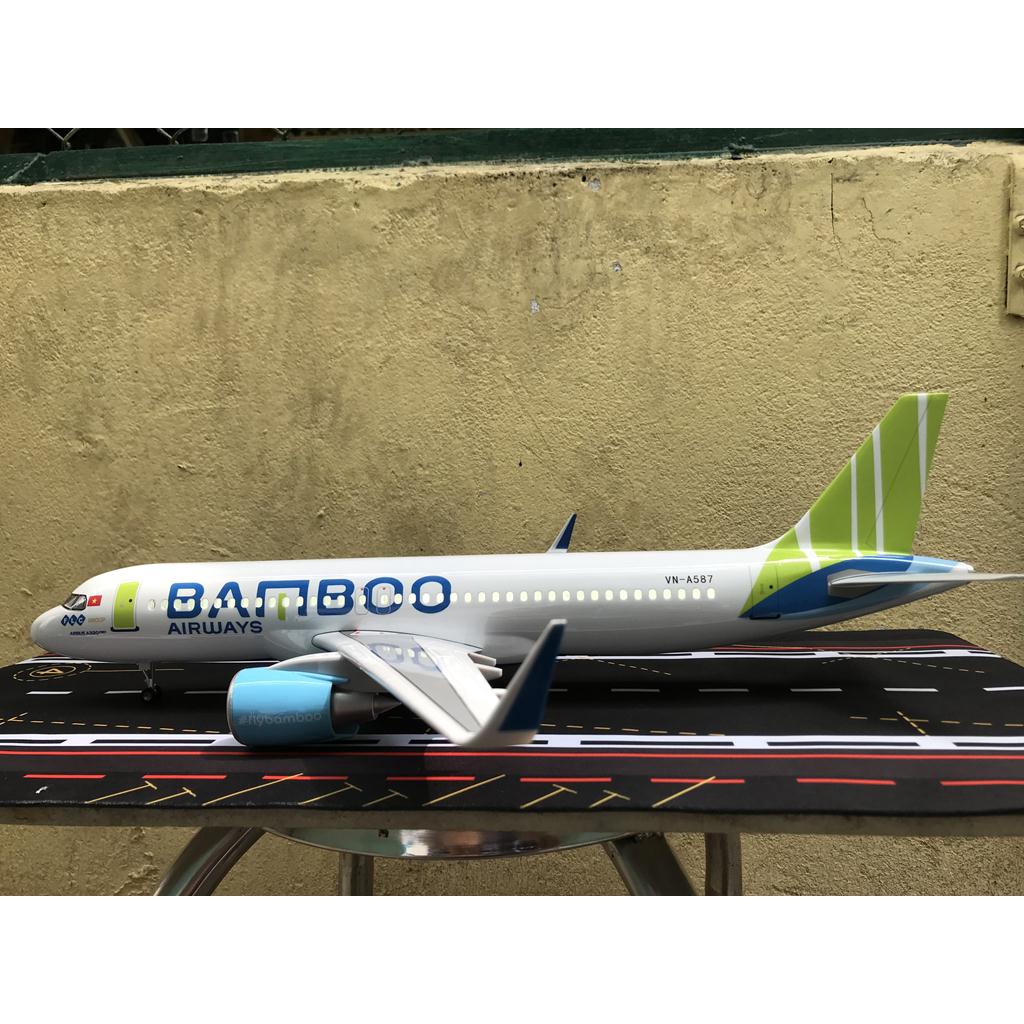Mô hình máy bay A-320 BAMBOO Airways - 1:130