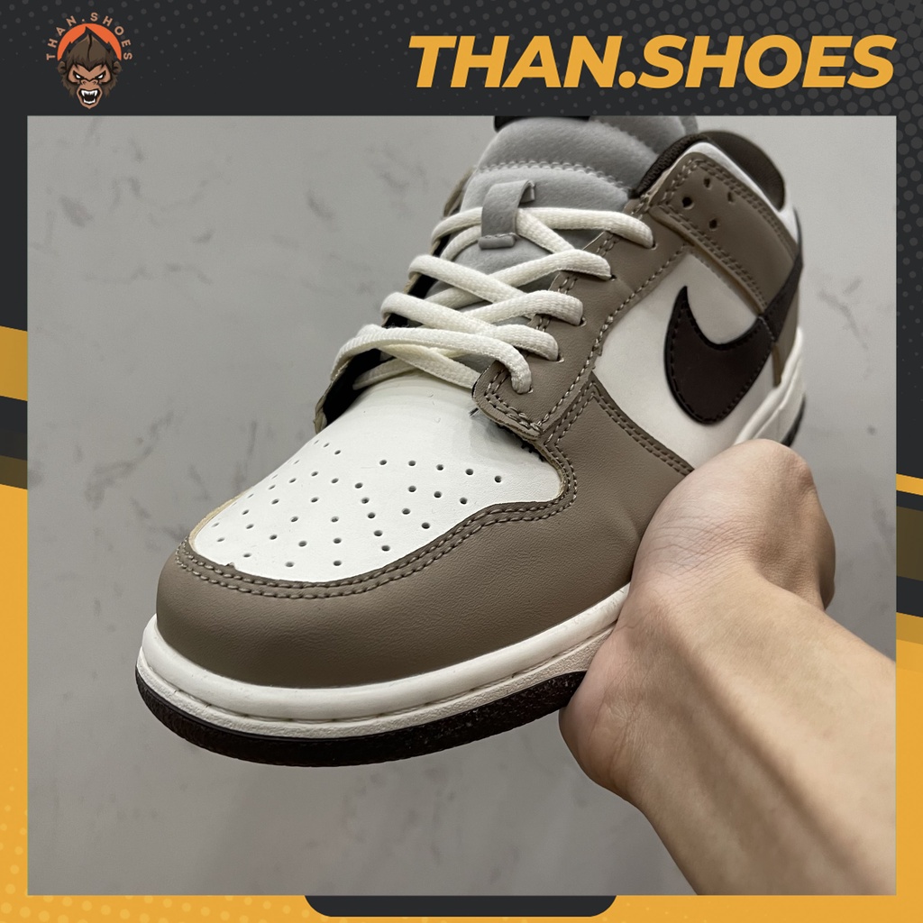 Giày SB Dunk Low Steamboy OST x Otomo Katsuhiro, SB Nâu Trắng Móc Đen - Than.Shoes