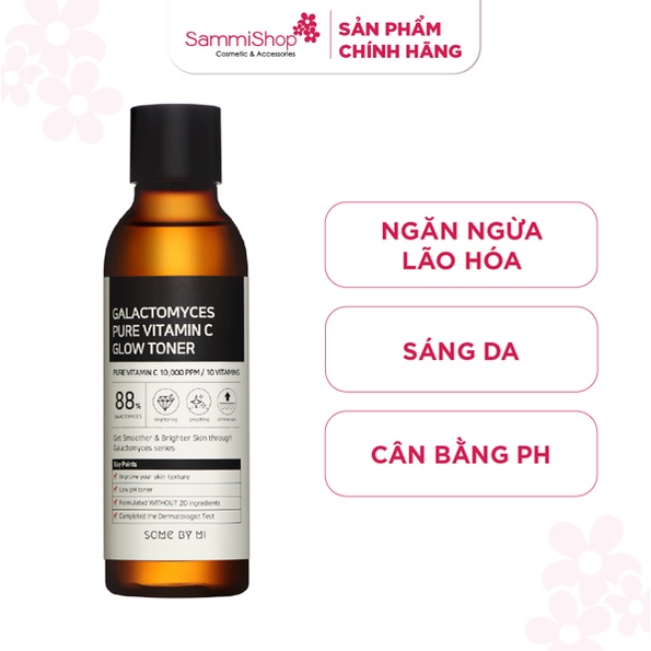 Some By Mi Nước hoa hồng Galactomyces Pure Vitamin C Glow Toner 200ml