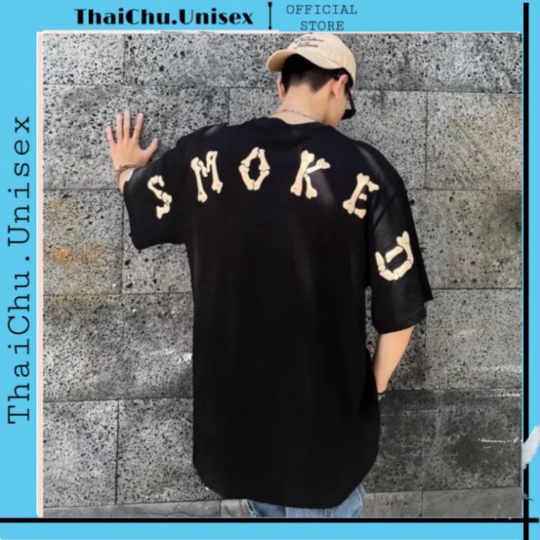 ÁO PHÔNG SMOKED QUẢNG CHÂU. ÁO THUN NAM NỮ HÌNH XƯƠNG BÀN TAY SMODKER