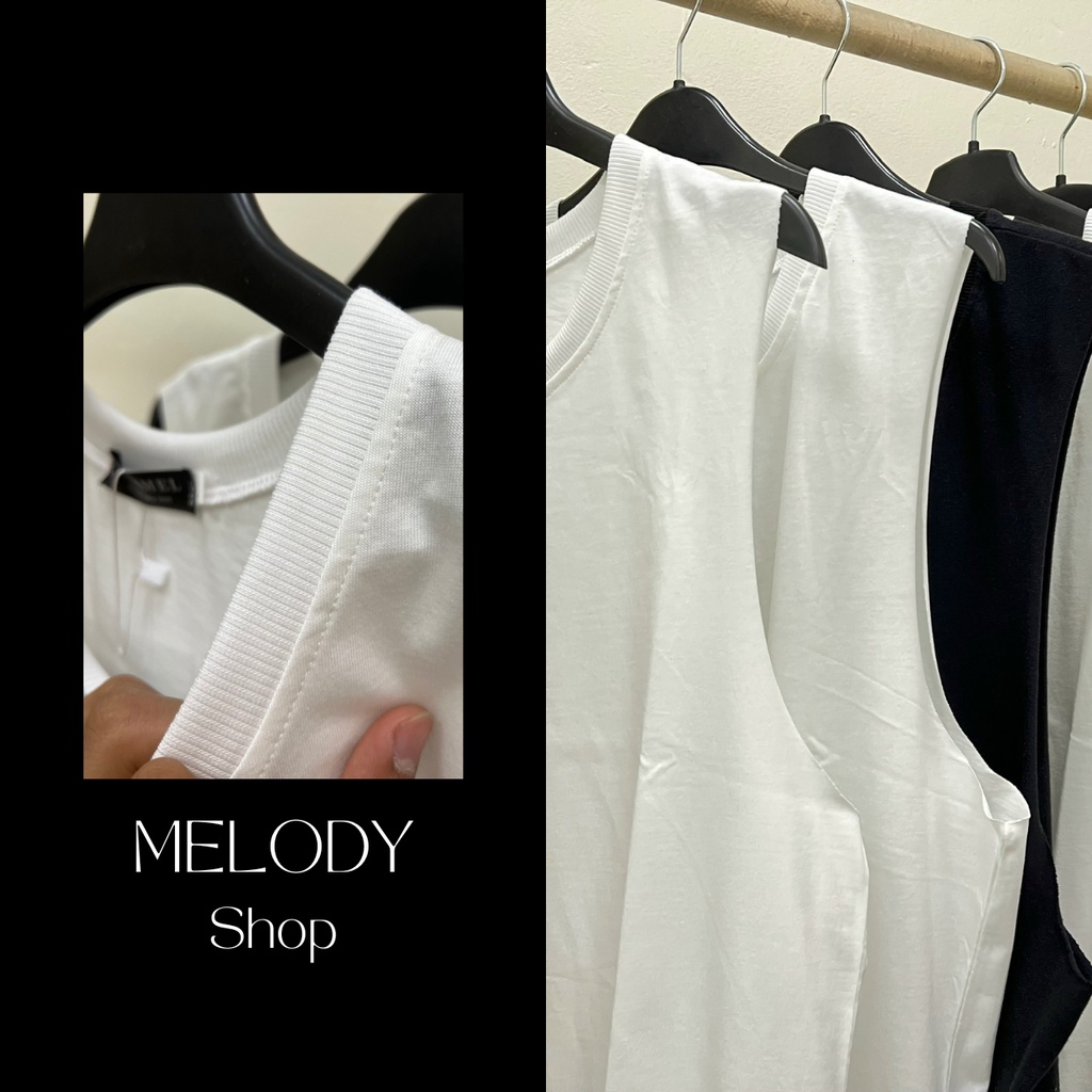 Áo Tank Top Sát Nách Layer Nam Nữ Mã AT 2301 Chất Liệu 100% Cotton